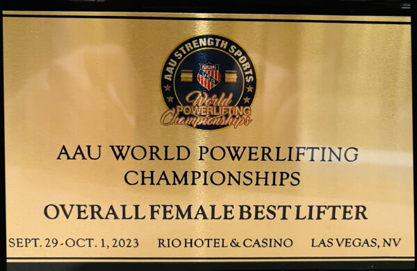 World Record Holder Powerlifting Overall Champion World Record Holder Powerlifting Overall Champion proves powerlifting for seniors works