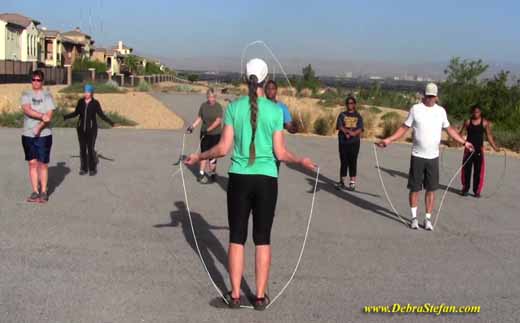 Jump Rope Class Outdoors