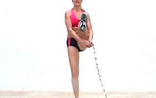 Under-Leg Pass with Jump rope in one hand
