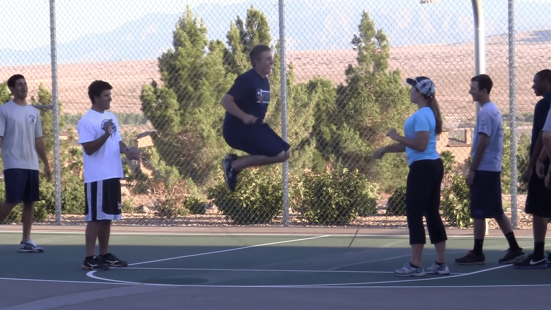 Outdoor Fitness Boot Camp Workouts - Rope Jumping