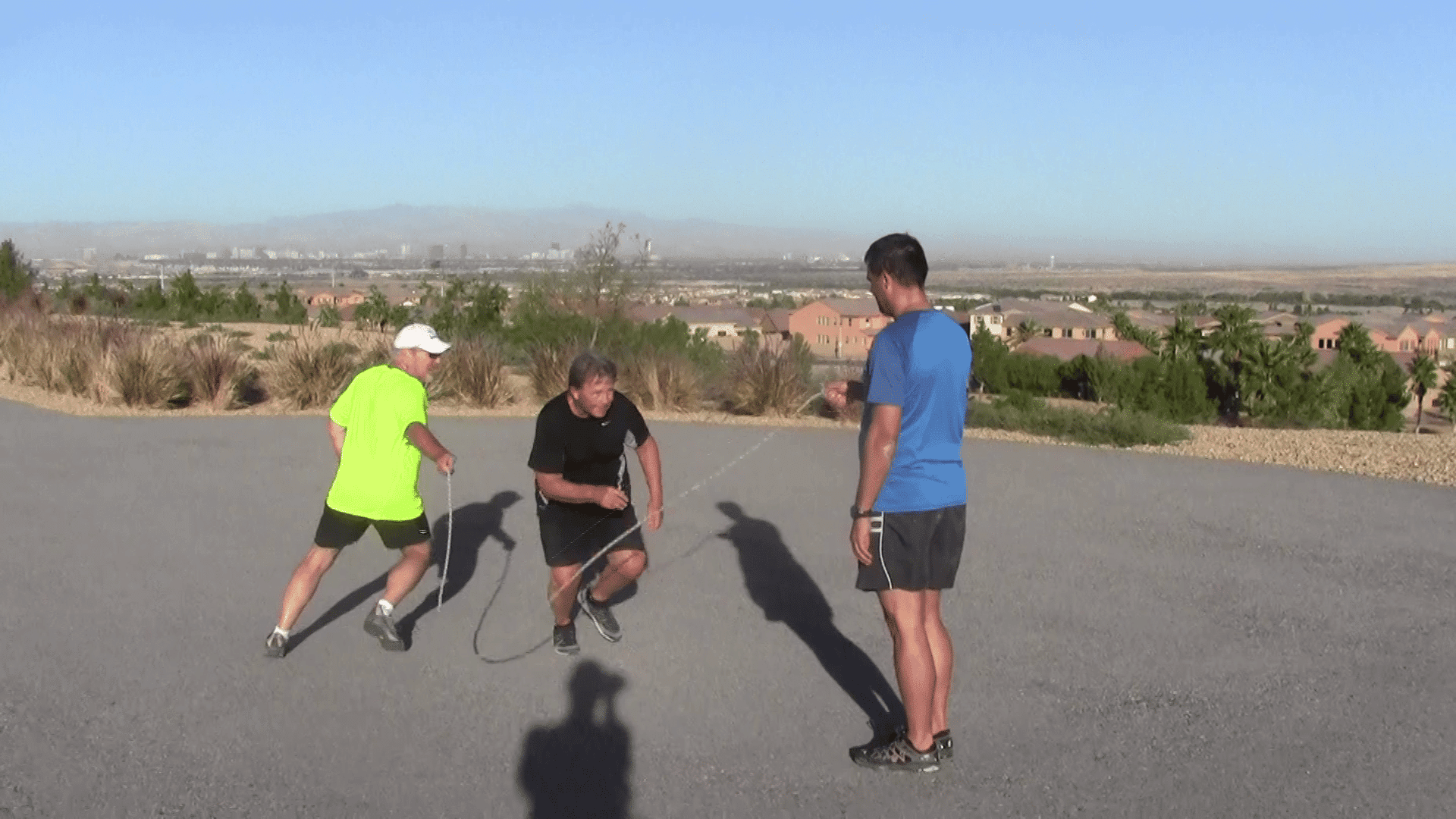 Outdoor Fitness Camp Jump Rope Drills