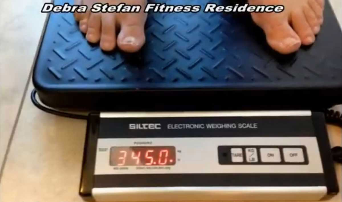 Don biking outdoors during his 30-day residential weight loss retreat in Las Vegas