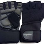 Premium-Weight-Lifting-Gloves-with-Leather-Palm-and-Adjustable-Wrist-Support-Large-0