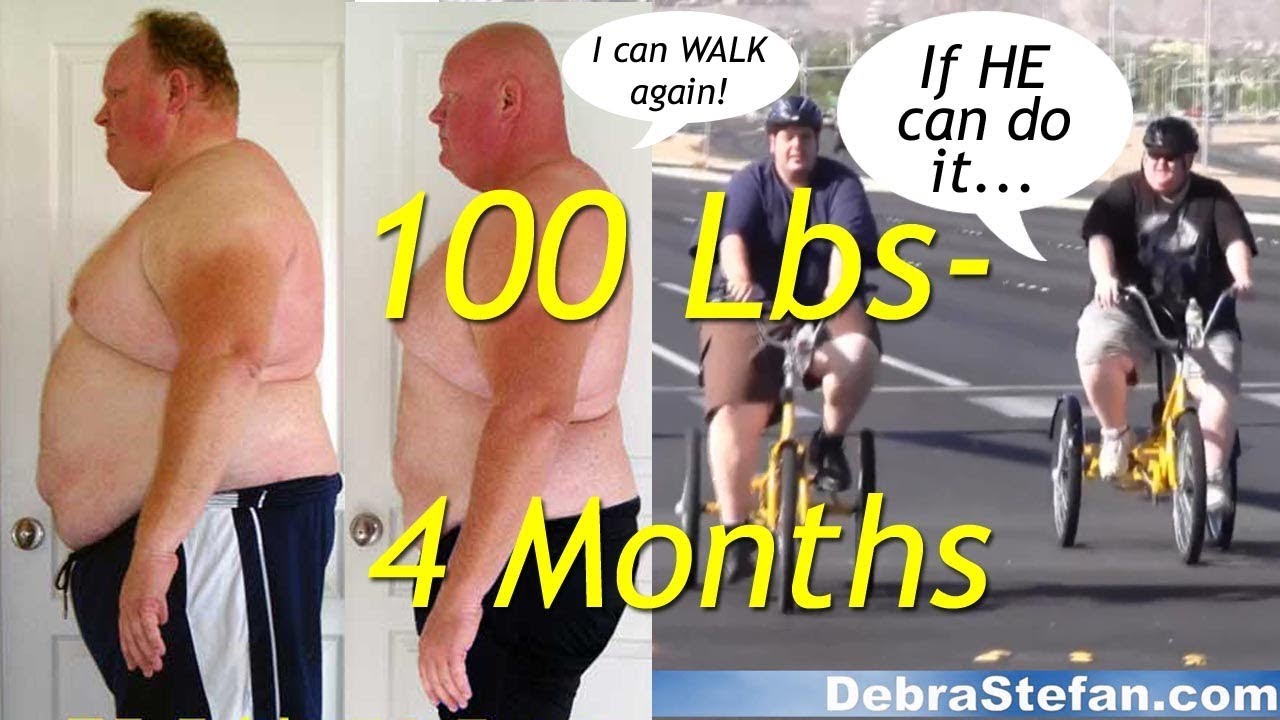 Corey's 100-pound weight loss transformation in four months, with before-and-after photos and biking