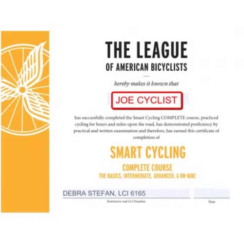 Smart Cycling Instructor Certification Prerequisite Course by Debra Stefan, LCI